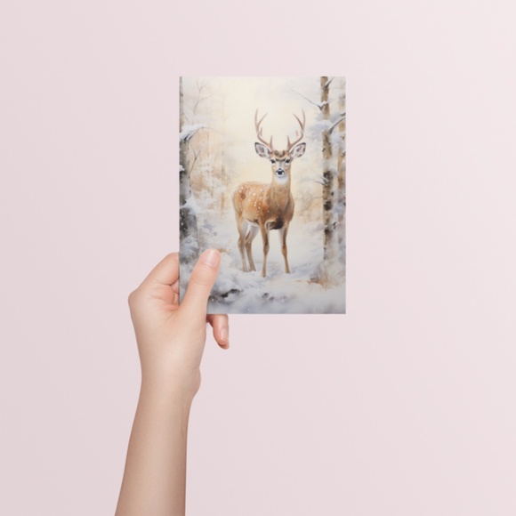 Deer Wall Art Print Poster Unframed - Picture 5 of 5